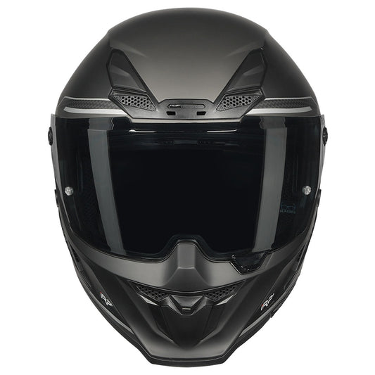 KORDA ICON TOKIO  MATT GREY HELMET (Dual visor)