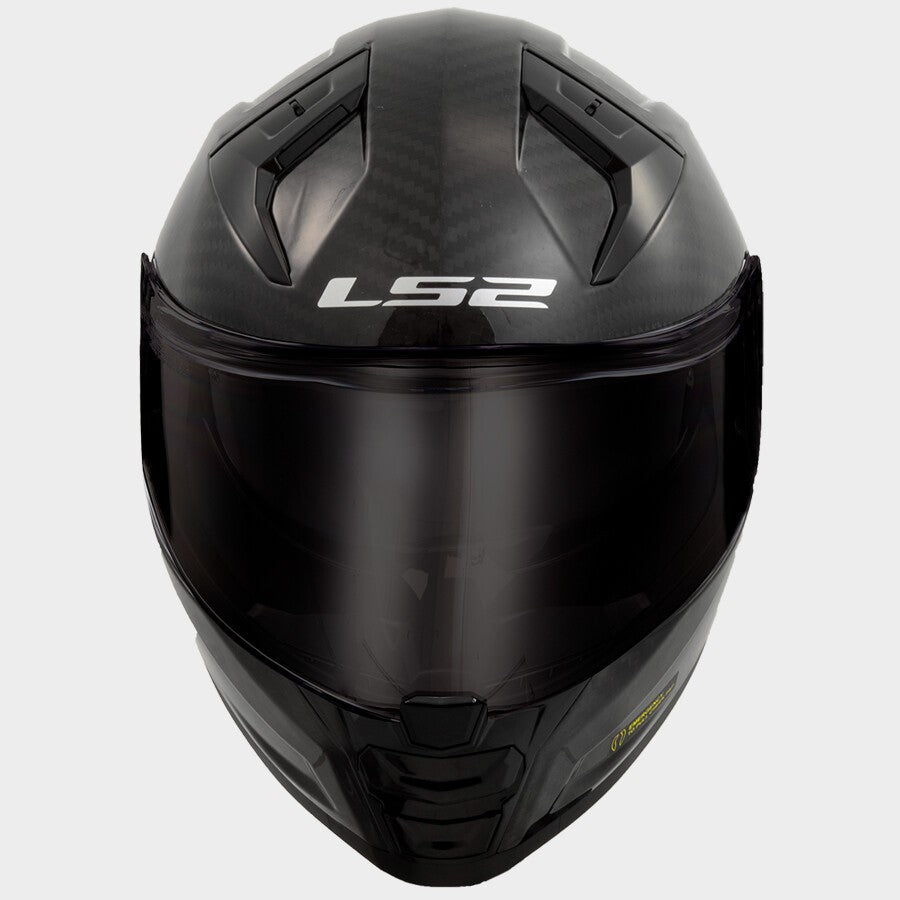 LS2 FF811 Vector II Carbon Solid Gloss Black Dual Visor Helmets - AH Helmets