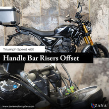 ZANA TRIUMPH SPEED 400 OFFSET HANDLE RISERS ZI-8357