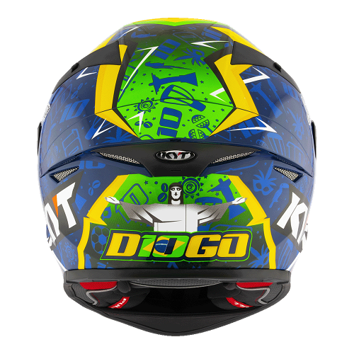 KYT TT REVO DIOGO MORERIA 2024 REPLICA 06 GLOSS HELMET - AH Helmets