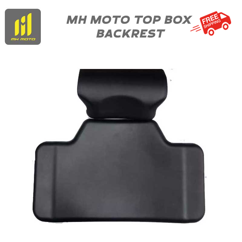 MH Moto Aluminium 45L Top box With Backrest