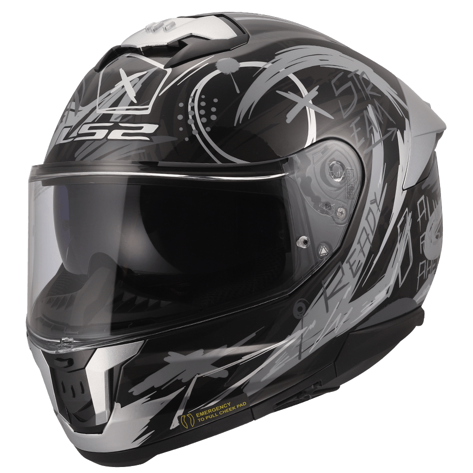 LS2 FF320 STREAM II SCRATCH HELMETS-GLOSS NARDO GREY-06