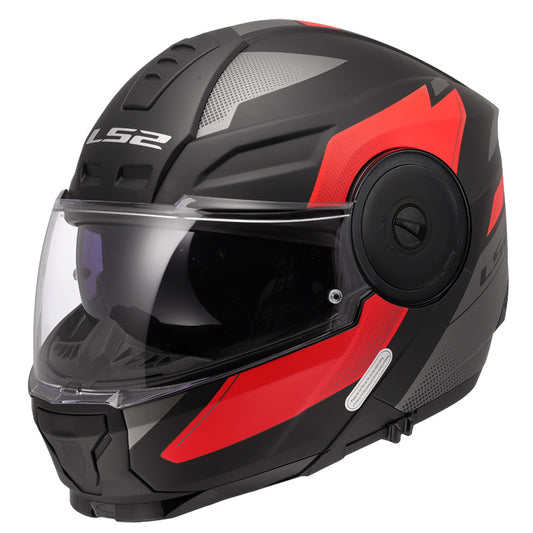 LS2 FF902 Scope ll Duria Matt Black Red Helmets- 22-06