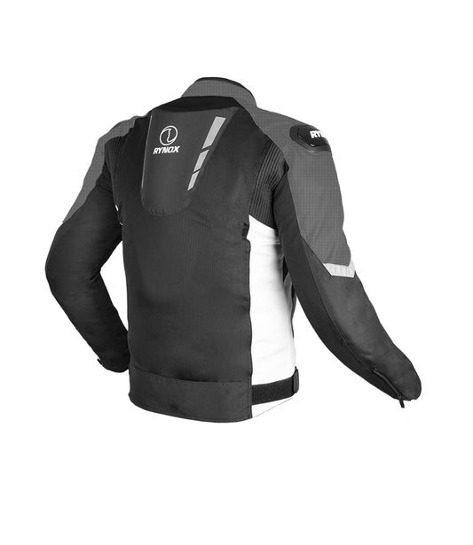 Rynox Delta Gt Jacket (Sports fit)-BLACK WHITE