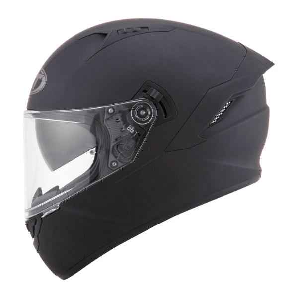 KYT NFR Plain Matt Black Helmet - Dual Visor