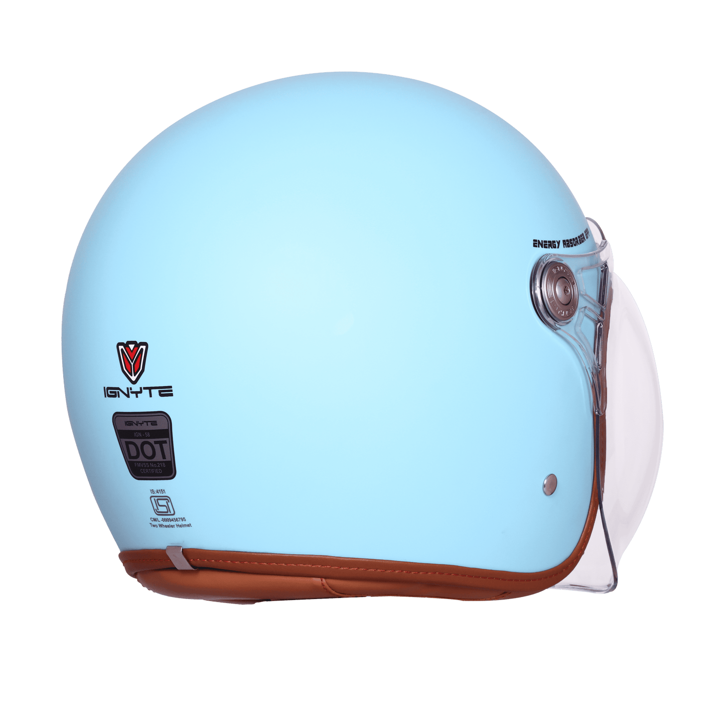 Steelbird Ignyte-58 DOT Half Helmets
