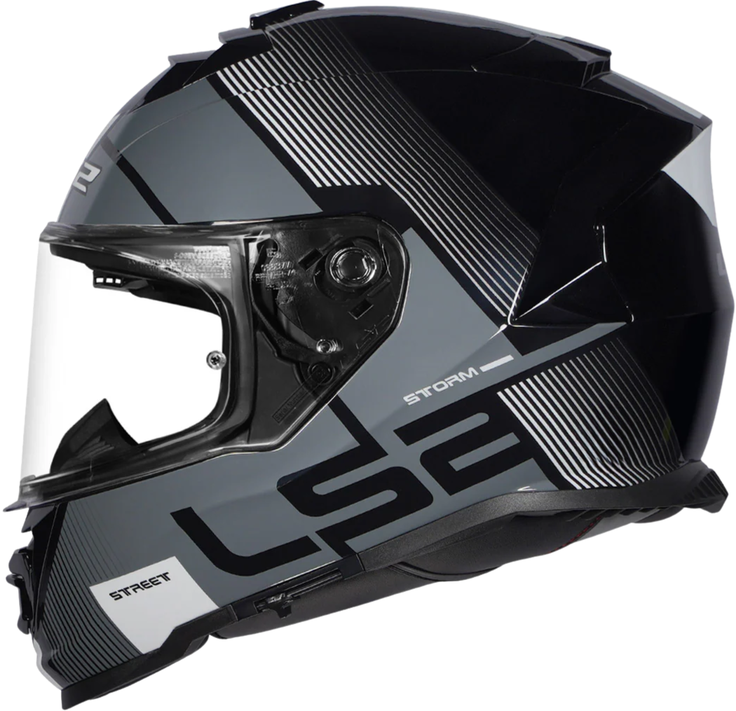 LS2 FF800 Storm II Epic Gloss Black white Helmet