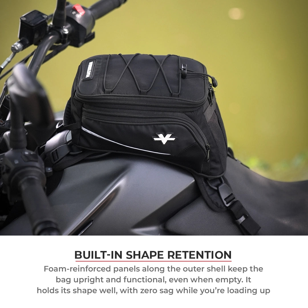 VIATERRA ACE UNIVERSAL MOTORCYCLE TANK BAG (STRAP BASED)