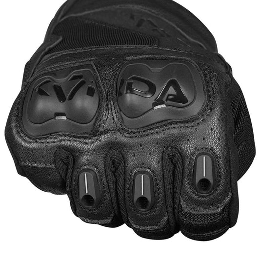 KORDA HYBRID RIDING GLOVES BLACK