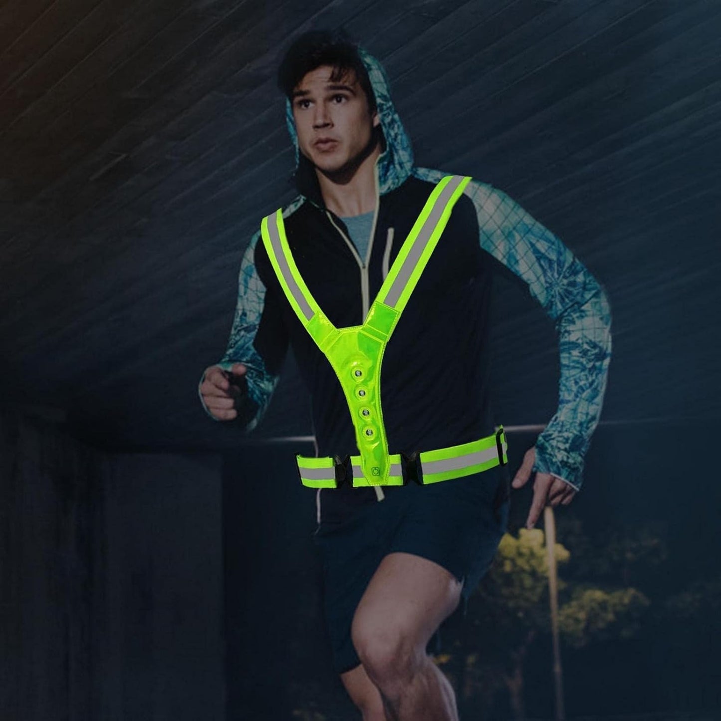 Hi-Viz Pro Led Suspender With Usb