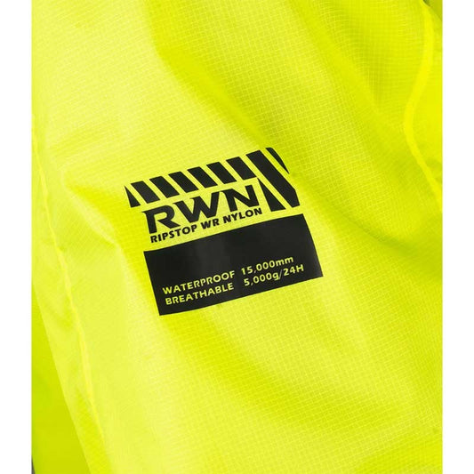 Rynox H2Go Pro 3 Rain Jacket (Hi-Viz Green) - AH Helmets