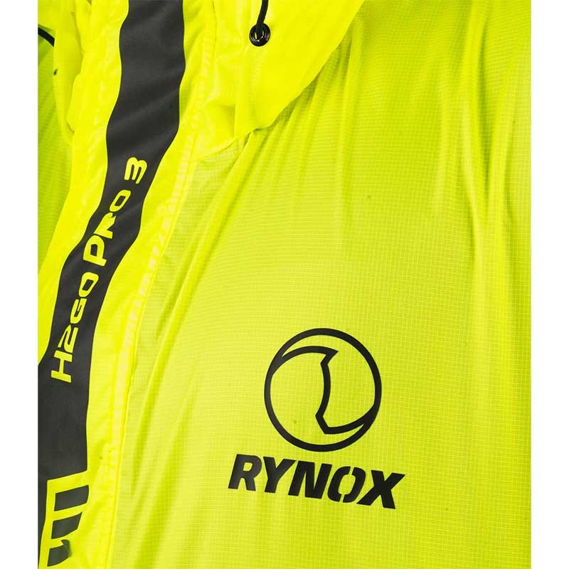 Rynox H2Go Pro 3 Rain Jacket (Hi-Viz Green)