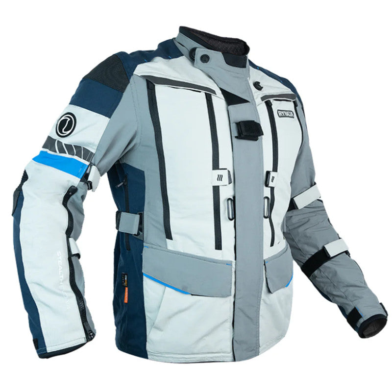 Rynox Stealth Evo 4 Arctic Blue Jacket - AH Helmets