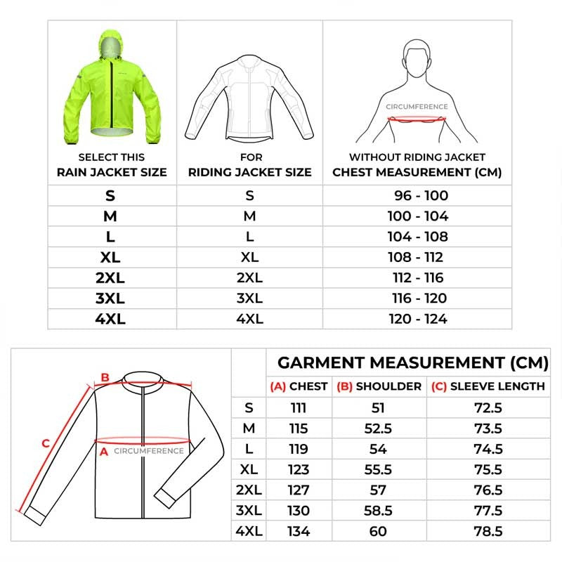 Viaterra B100 – Rain Jacket - AH Helmets