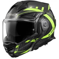 LS2 FF901 Advant X Carbon Future GL Black Hi Yellow Helmets