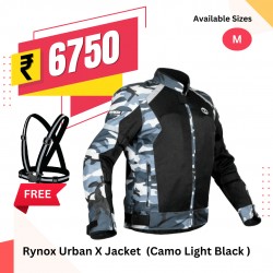 Rynox Urban X Jacket (Camo Light Black )
