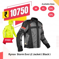 Rynox Storm Evo L2 Jacket (Black Grey)