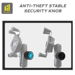 MH Moto Anti-Theft Stable Security Knob Key for Arm Socket Phone Holder.