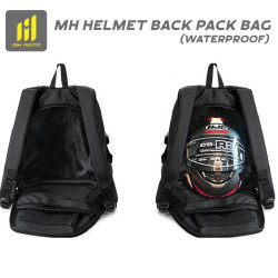 MH Moto Waterproof Helmet Back Pack Bag