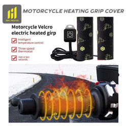 MH Moto Easy 12V Waterproof Motorcycle Electric Heating Handle Heating Grip Cover
