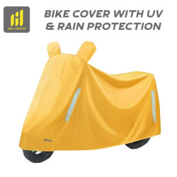 MH Moto Motorcycle Cover with UV & Rain Protection (Yellow)