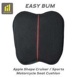 MH Moto Easy Bum Apple Shape Cruiser & Sports Motorcycle Seat Cushion
