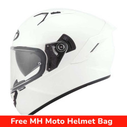 KYTT NF-R Plain Pearl White Helmet