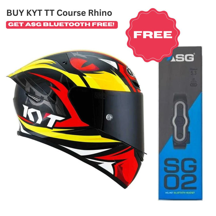 KYT Helmet Buy 1 Get 1 Free – FREE ASG Bluetooth