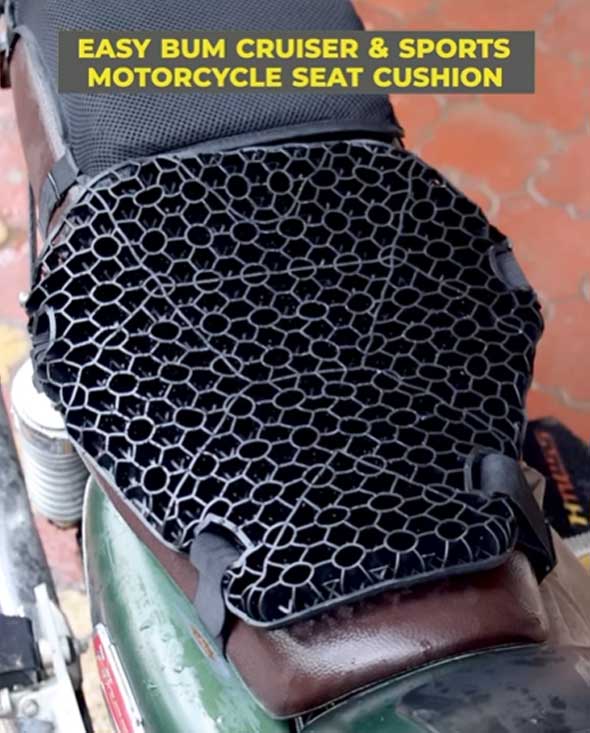 Motorcycle seat cushion - AH Helmets