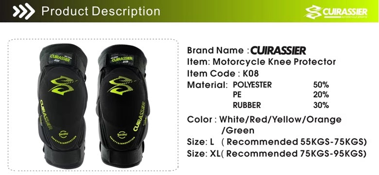 CUIRASSIER K-08 KNEE GUARD