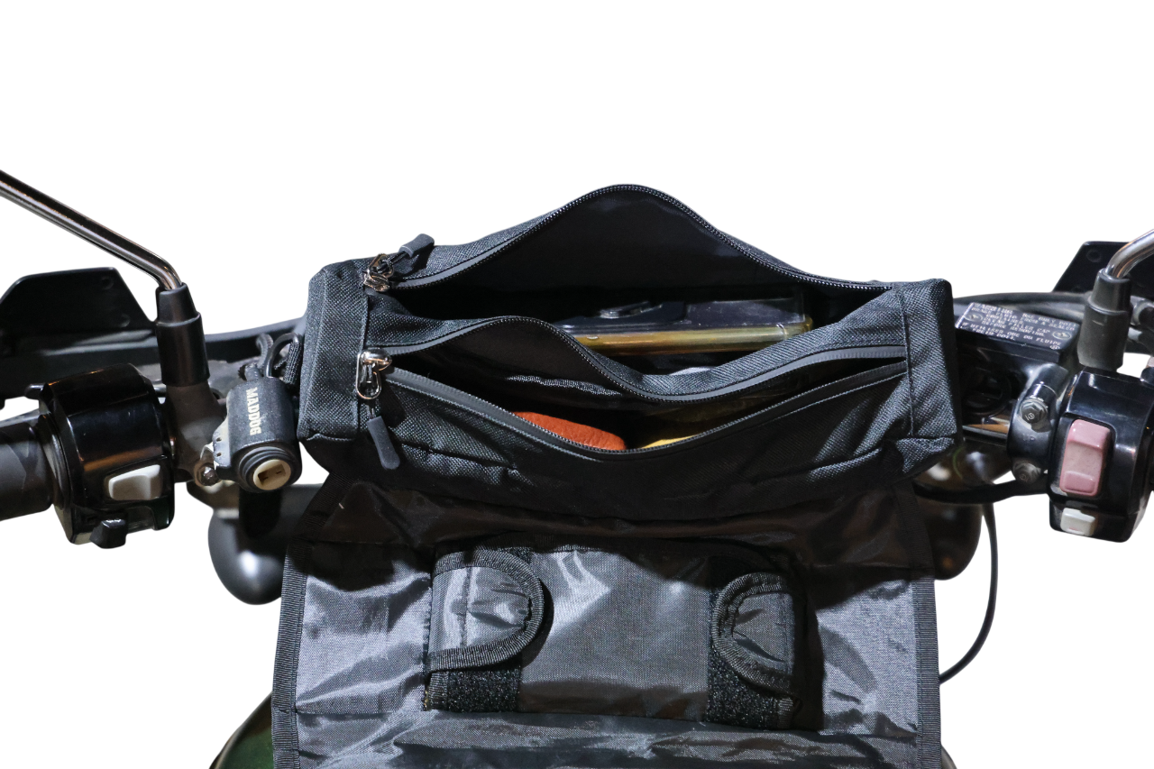 MH MOTO AQUA TURTLE HANDLEBAR POUCH