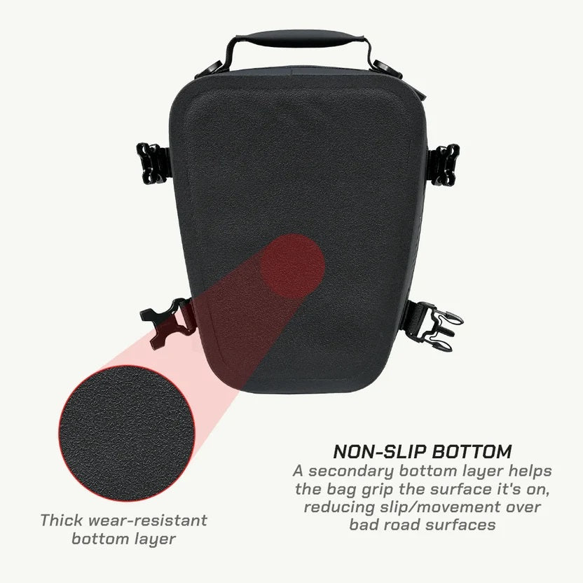 Viaterra 100% WP SEAT BAG TAILBAG BLACK - 6LTR
