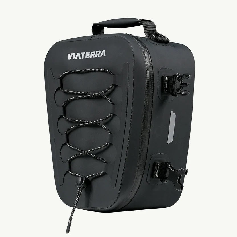 Viaterra 100% WP SEAT BAG TAILBAG BLACK - 6LTR