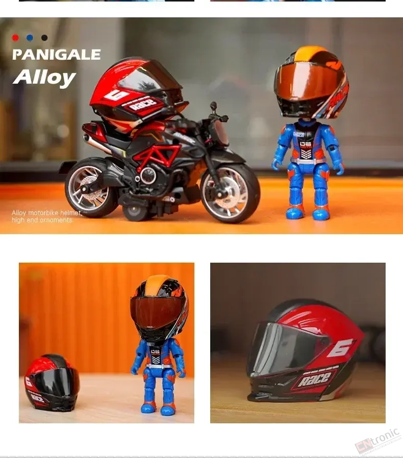 Flash Motorcycle Model Simulation Racer Motorcycle + Rider Set