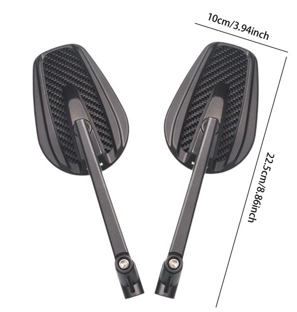 Motorcycle Carbon Adjustable Mirror (Sports)