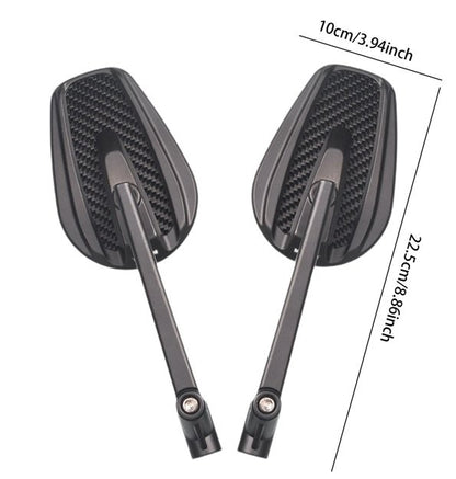 Motorcycle Carbon Adjustable Mirror (Sports)