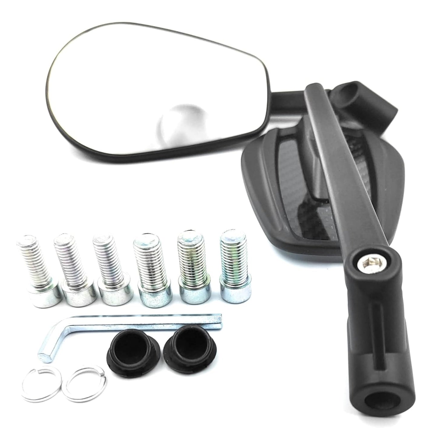 Motorcycle Carbon Adjustable Mirror (Sports)