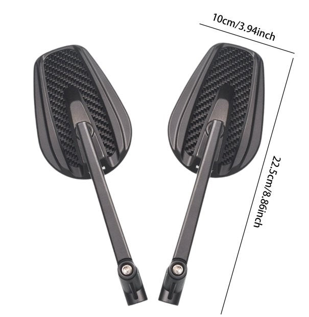 Motorcycle Carbon Adjustable Mirror (Sports)