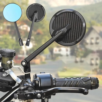 Motorcycle Carbon Adjustable Mirror (Cruiser)