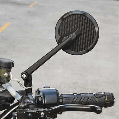 Motorcycle Carbon Adjustable Mirror (Cruiser)