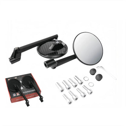 Motorcycle Carbon Adjustable Mirror (Cruiser)