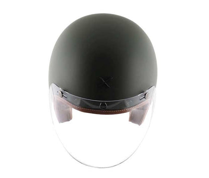 Axor Retro Jet Dull Battle Green Helmet