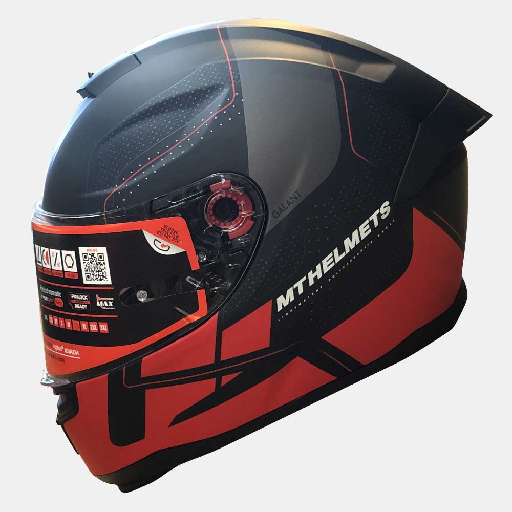 MT Hummer Galant Matt Red Helmet - AH Helmets