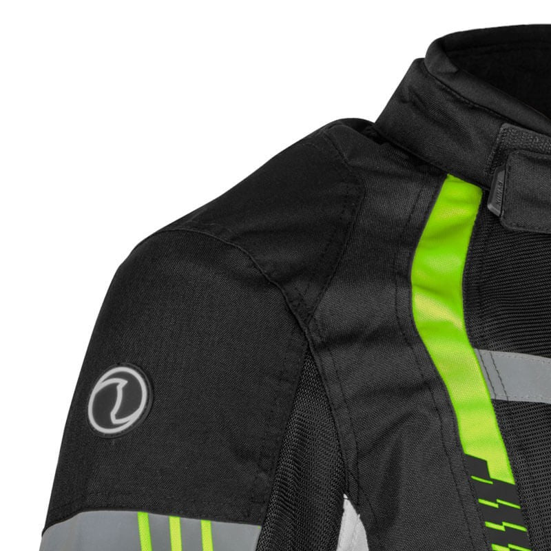 Rynox New Tornado Pro 4 Jacket ( Hi-Viz-Green ) - AH Helmets