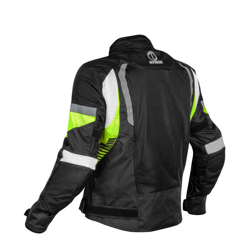 Rynox New Tornado Pro 4 Jacket ( Hi-Viz-Green ) - AH Helmets