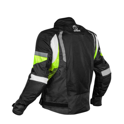 Rynox New Tornado Pro 4 Jacket ( Hi-Viz-Green ) - AH Helmets