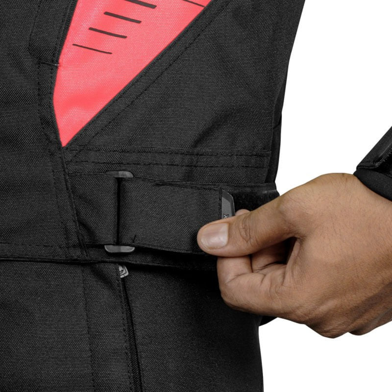 Rynox Tornado Pro 4 Jacket ( Black Red ) - AH Helmets