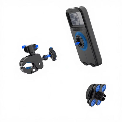 M-108 WP-D MOBILE HOLDER WITH DAMPNER FOR MOTORCYCLE