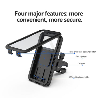 M-108 WP-D MOBILE HOLDER WITH DAMPNER FOR MOTORCYCLE