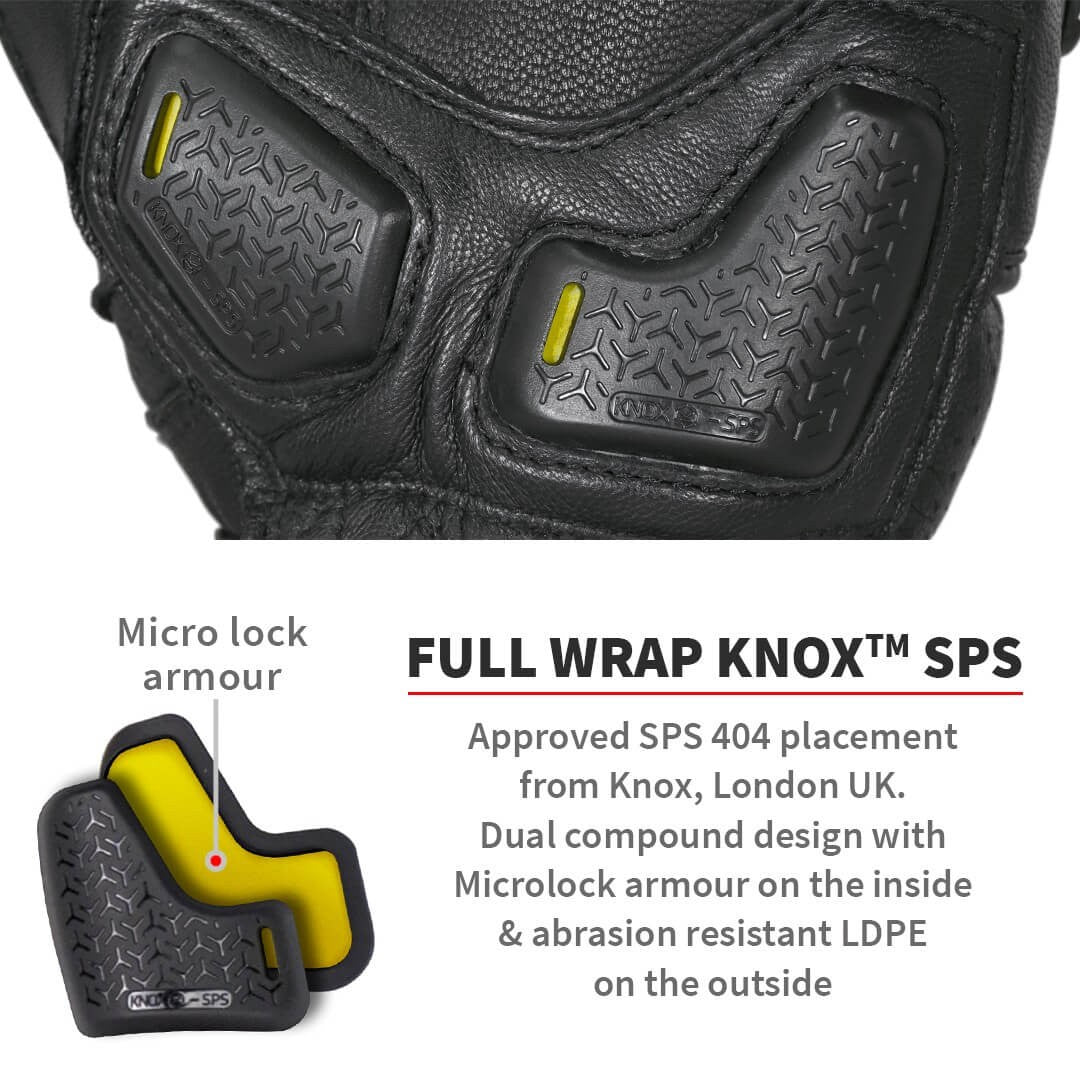 ViaTerra Grid – Riding Black full gauntlet Gloves - AH Helmets